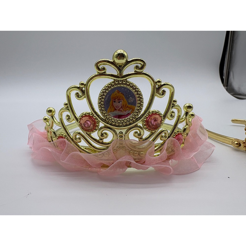 Disney Princess Tiara Crown Lot of 4 Multicolor Excellent Dress Up Costume - Picture 4 of 5